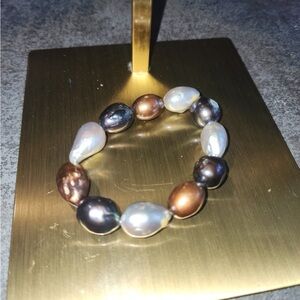 Elegant Multicolor Freshwater Pearl Bracelet